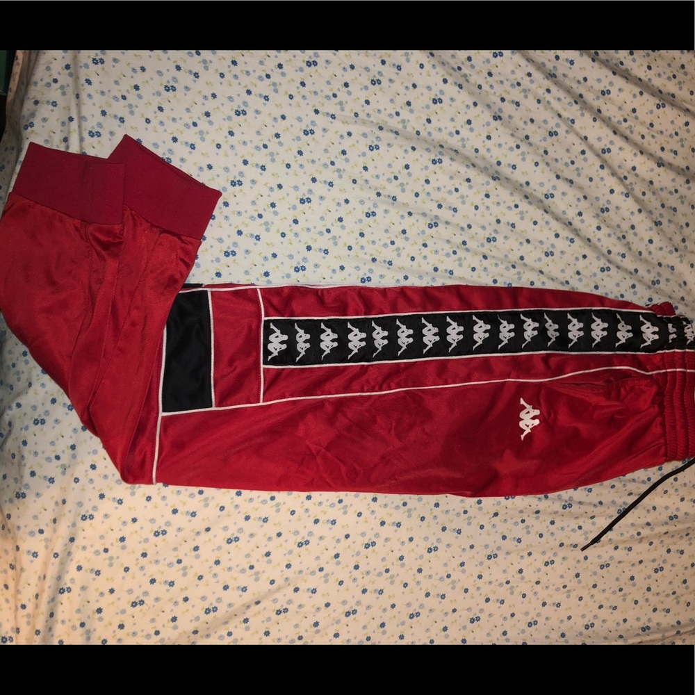 Kappa red sweatpants